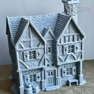 Описание картинки Городской дом №6 от 3D Wargaming по цене 800руб | Свободный Рынок Миниатюр - СРМ