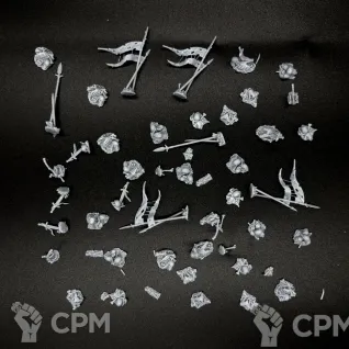 Описание картинки Кости с поля боя от Логово Каракатицы  по цене 100руб | Свободный Рынок Миниатюр - СРМ