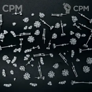 Описание картинки Черепа от Логово Каракатицы  по цене 100руб | Свободный Рынок Миниатюр - СРМ