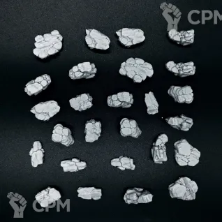 Описание картинки Осколки гранитной скалы от Логово Каракатицы  по цене 100руб | Свободный Рынок Миниатюр - СРМ