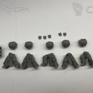 Описание картинки Тушки и ноги примарис Волков, 2 щита и молот от Подземный человек по цене 200руб | Свободный Рынок Миниатюр - СРМ