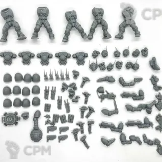 Описание картинки Primaris Infiltrators / Incursors (5шт) от VtorushinAdditiveTec по цене 1руб | Свободный Рынок Миниатюр - СРМ