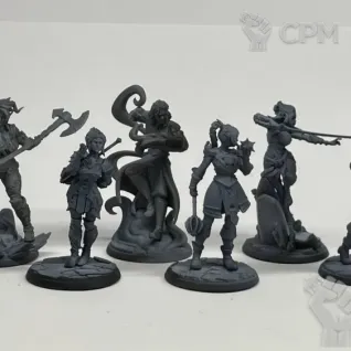 Описание картинки Персонажи Baldur's gate 3 от Подземный человек по цене 350руб | Свободный Рынок Миниатюр - СРМ