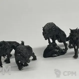 Описание картинки 5 Волков от Подземный человек по цене 250руб | Свободный Рынок Миниатюр - СРМ