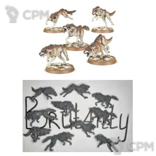 Описание картинки Fenrisian wolves 10 шт. от Brutality по цене 900руб | Свободный Рынок Миниатюр - СРМ