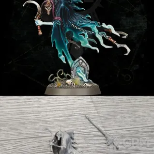 Описание картинки Garkorr, Bladegheist Revenant от Возняк Георгий по цене 100руб | Свободный Рынок Миниатюр - СРМ