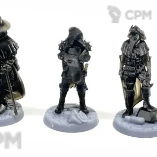 Описание картинки Конклав Чумных Докторов от Подземный человек по цене 250руб | Свободный Рынок Миниатюр - СРМ