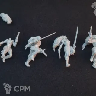 Описание картинки Voidstalkers Squad / Воющие Баньши от Snailhunter по цене 500руб | Свободный Рынок Миниатюр - СРМ