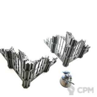 Описание картинки Стены 40k (2 шт) от Rev127 по цене 300руб | Свободный Рынок Миниатюр - СРМ