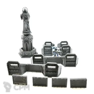 Описание картинки Статуя + aegis defence line от Rev127 по цене 400руб | Свободный Рынок Миниатюр - СРМ