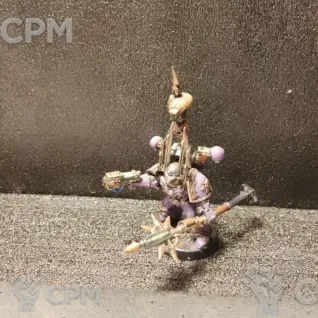 Описание картинки Chaos Space Marines Sorcerer оригинал от Magnito по цене 500руб | Свободный Рынок Миниатюр - СРМ