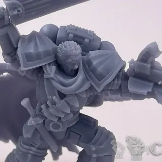 Описание картинки Гатс Космодесантник от Подземный человек по цене 150руб | Свободный Рынок Миниатюр - СРМ