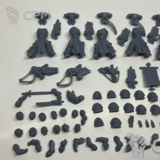 Описание картинки Space Marines: Sternguard Veteran Squad от Подземный человек по цене 300руб | Свободный Рынок Миниатюр - СРМ