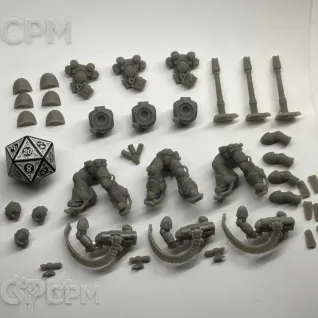 Описание картинки Suppressor Squad Primaris от Подземный человек по цене 250руб | Свободный Рынок Миниатюр - СРМ