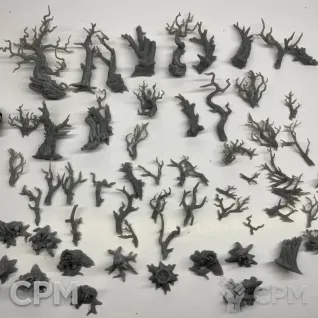 Описание картинки Мертвый лес, деревья, ветки, пни от Подземный человек по цене 300руб | Свободный Рынок Миниатюр - СРМ