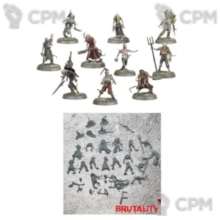 Описание картинки Deadwalker Zombies 10 шт. от Brutality по цене 600руб | Свободный Рынок Миниатюр - СРМ