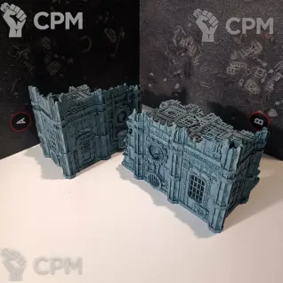 Описание картинки Manufactorum: Sub-Cloister and Storage Fane от OMG_SL по цене 2 000руб | Свободный Рынок Миниатюр - СРМ