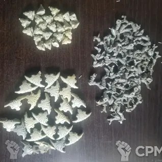 Описание картинки 24 пар эльдарских ног плюс тушки Warp Spiders от Soul Dark по цене 150руб | Свободный Рынок Миниатюр - СРМ