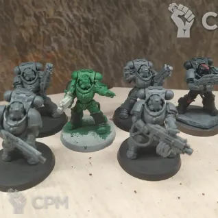 Описание картинки Heavy Intercessor от Artiz по цене 100руб | Свободный Рынок Миниатюр - СРМ