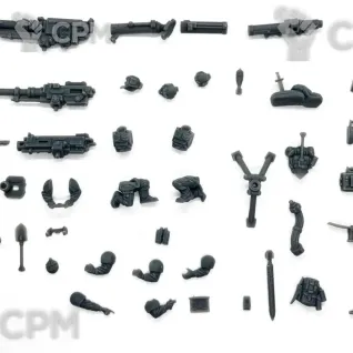 Описание картинки [КОПИЯ] Cadian Heavy Weapon Squad от VtorushinAdditiveTec по цене 100руб | Свободный Рынок Миниатюр - СРМ