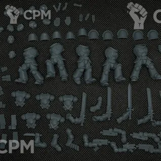 Описание картинки Assault intercessors от VtorushinAdditiveTec по цене 100руб | Свободный Рынок Миниатюр - СРМ