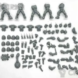 Описание картинки Primaris Infiltrators / Incursors (5шт) от VtorushinAdditiveTec по цене 100руб | Свободный Рынок Миниатюр - СРМ