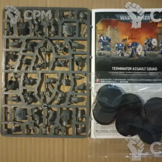 Описание картинки Terminator Assault Squad из распила Crux Terminatus от Black Legion Hall по цене 5 000руб | Свободный Рынок Миниатюр - СРМ