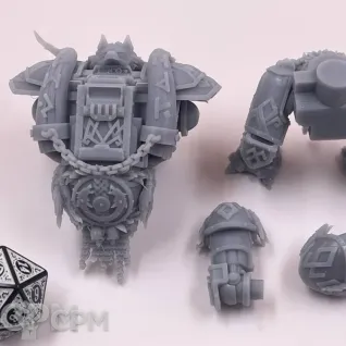 Описание картинки Venerable Dreadnought Дредноут Космоволков от Подземный человек по цене 500руб | Свободный Рынок Миниатюр - СРМ