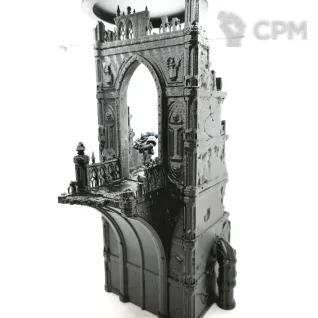 Описание картинки Руина с мостом 40к от Rev127 по цене 500руб | Свободный Рынок Миниатюр - СРМ