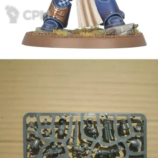 Описание картинки Captain in Terminator Armour из распила Crux Terminatus от Black Legion Hall по цене 1 500руб | Свободный Рынок Миниатюр - СРМ