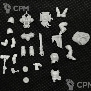 Описание картинки Captain with Jump Pack and Relic Shield от VtorushinAdditiveTec по цене 130руб | Свободный Рынок Миниатюр - СРМ