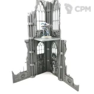 Описание картинки Высокая 2 этажная руина от Rev127 по цене 400руб | Свободный Рынок Миниатюр - СРМ