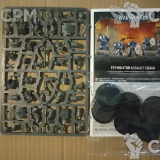 Описание картинки Terminator Assault Squad из распила Crux Terminatus от Black Legion Hall по цене 4 500руб | Свободный Рынок Миниатюр - СРМ