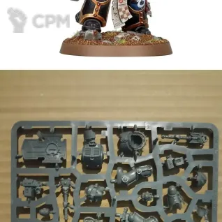 Описание картинки Chaplain in Terminator Armour из распила Crux Terminatus от Black Legion Hall по цене 2 000руб | Свободный Рынок Миниатюр - СРМ