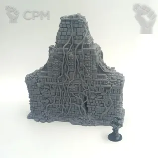 Описание картинки Древний Храм и Монументы - Фэнтези Террейн, New Eden от Terrain Print по цене 100руб | Свободный Рынок Миниатюр - СРМ