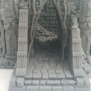 Описание картинки Древний Храм и Монументы - Фэнтези Террейн, New Eden от Terrain Print по цене 100руб | Свободный Рынок Миниатюр - СРМ