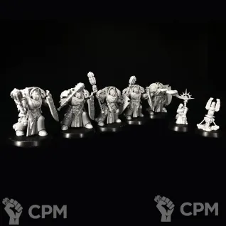 Описание картинки Deathwing knights от KoofWorkshop по цене 400руб | Свободный Рынок Миниатюр - СРМ