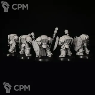 Описание картинки Deathwing knights от KoofWorkshop по цене 400руб | Свободный Рынок Миниатюр - СРМ