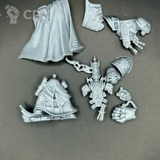 Описание картинки Dark Angels Interrogator-Chaplain от Бруталити по цене 200руб | Свободный Рынок Миниатюр - СРМ