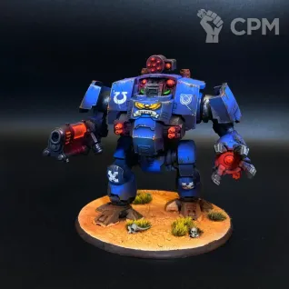 Описание картинки Redemptor Dreadnought от WarBoss  по цене 4 500руб | Свободный Рынок Миниатюр - СРМ