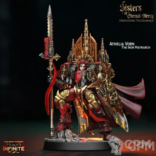 Описание картинки Athelia Vorn the Iron Matriarch от Бруталити по цене 400руб | Свободный Рынок Миниатюр - СРМ
