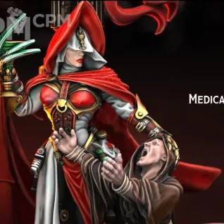 Описание картинки Medica Astrael Hospitaller от Бруталити по цене 200руб | Свободный Рынок Миниатюр - СРМ