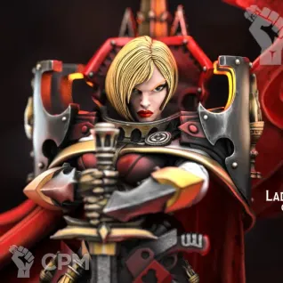 Описание картинки Lady Iskara of the Veiled Throne от Бруталити по цене 200руб | Свободный Рынок Миниатюр - СРМ