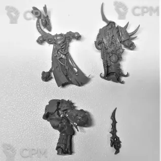 Описание картинки Plague Marines Champion от Московская Литейка  по цене 100руб | Свободный Рынок Миниатюр - СРМ