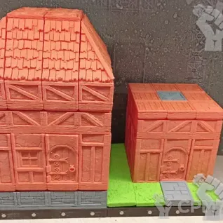 Описание картинки Модульный дом для нри D&amp;D, Pathfinder от Artiz по цене 100руб | Свободный Рынок Миниатюр - СРМ