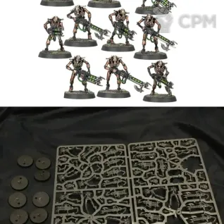 Описание картинки Necron Warriors x 10 от Svarden по цене 100руб | Свободный Рынок Миниатюр - СРМ