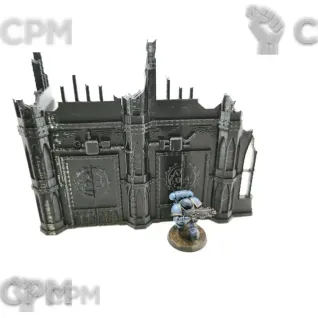 Описание картинки 2 этажная руина Mechanicus от Rev127 по цене 400руб | Свободный Рынок Миниатюр - СРМ
