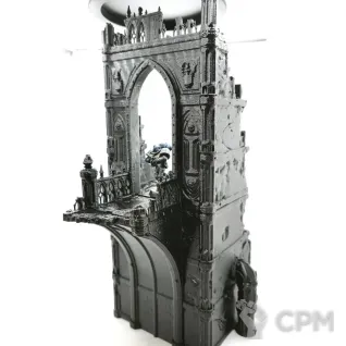 Описание картинки Руина с мостом 40к от Rev127 по цене 500руб | Свободный Рынок Миниатюр - СРМ