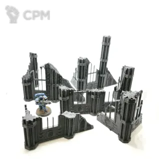 Описание картинки 5 угловых руин Chalnath от Rev127 по цене 500руб | Свободный Рынок Миниатюр - СРМ