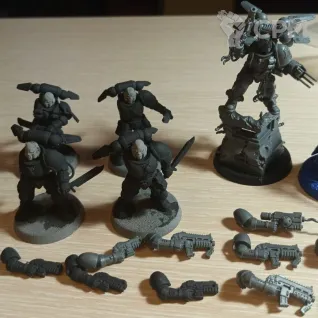 Описание картинки Диверсионный отряд Кайваана Шрайка от Rathunter13 по цене 100руб | Свободный Рынок Миниатюр - СРМ